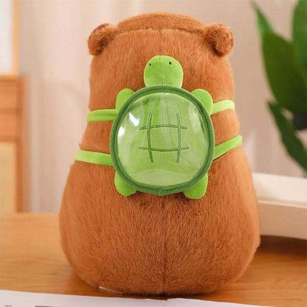 Capybara w/ Turtle Backpack