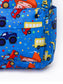 Cars Print Blue Backpack