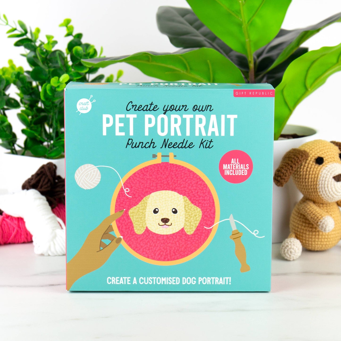 Dog Portrait - Dog Punch Needle