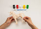 3D Wooden Puzzle with Paint Kit: Unicorn
