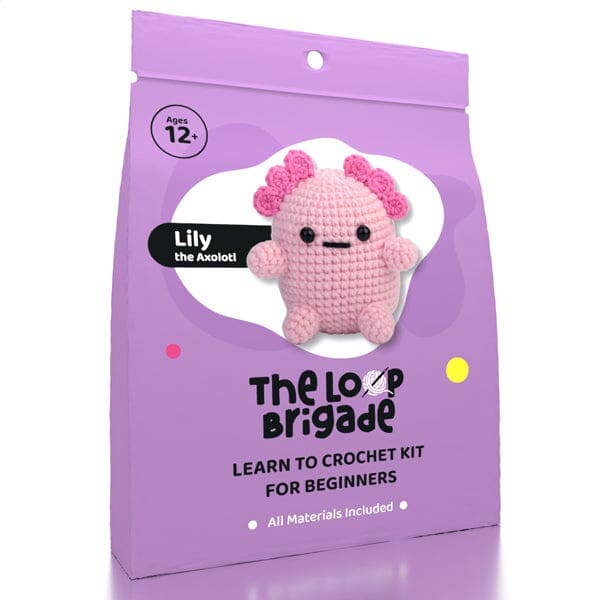 DIY Mini Crochet Kit - Lily the Axolotl