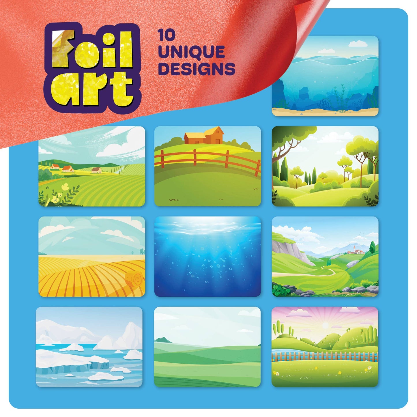 Mess- Free Foil Art Kit for Kids