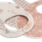 Violet Floral Cotton Bib Set (3 Pk)