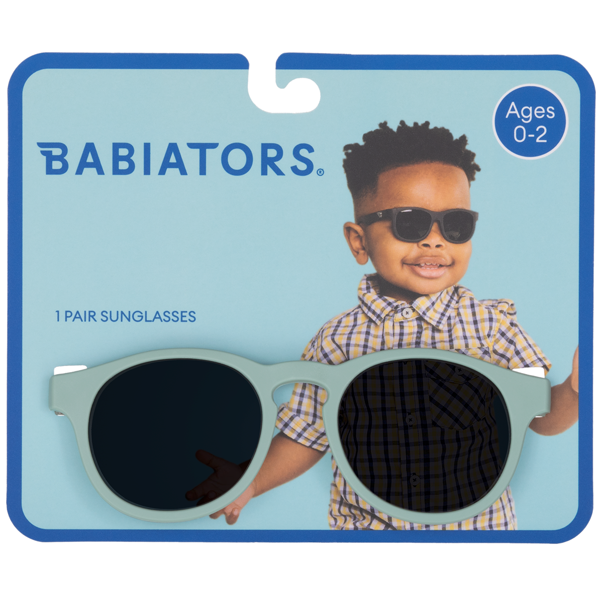 Mint Green Keyhole Sunglasses- Ages 3-5