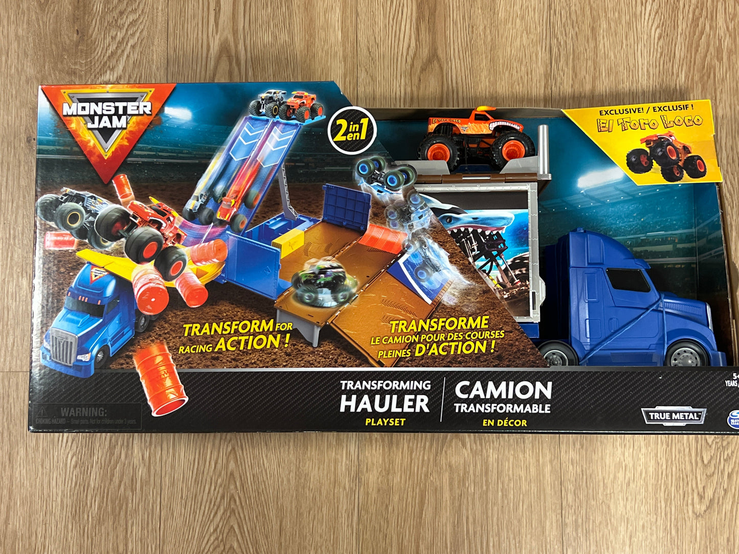Monster Jam Transforming Hauler Playset