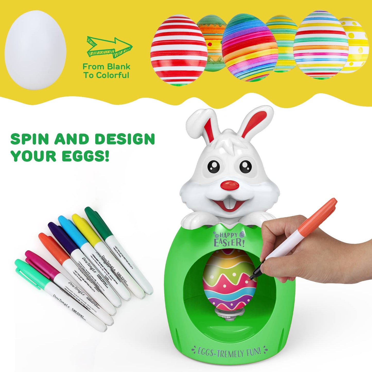 Easter Egg Decorating Kit: Green