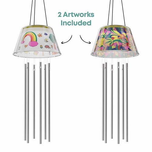 Solar Powered Light-Up Wind Chime Kit