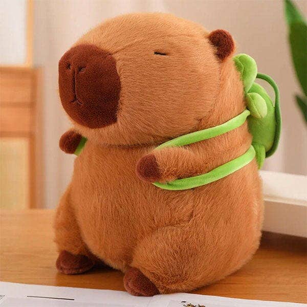 Capybara w/ Turtle Backpack