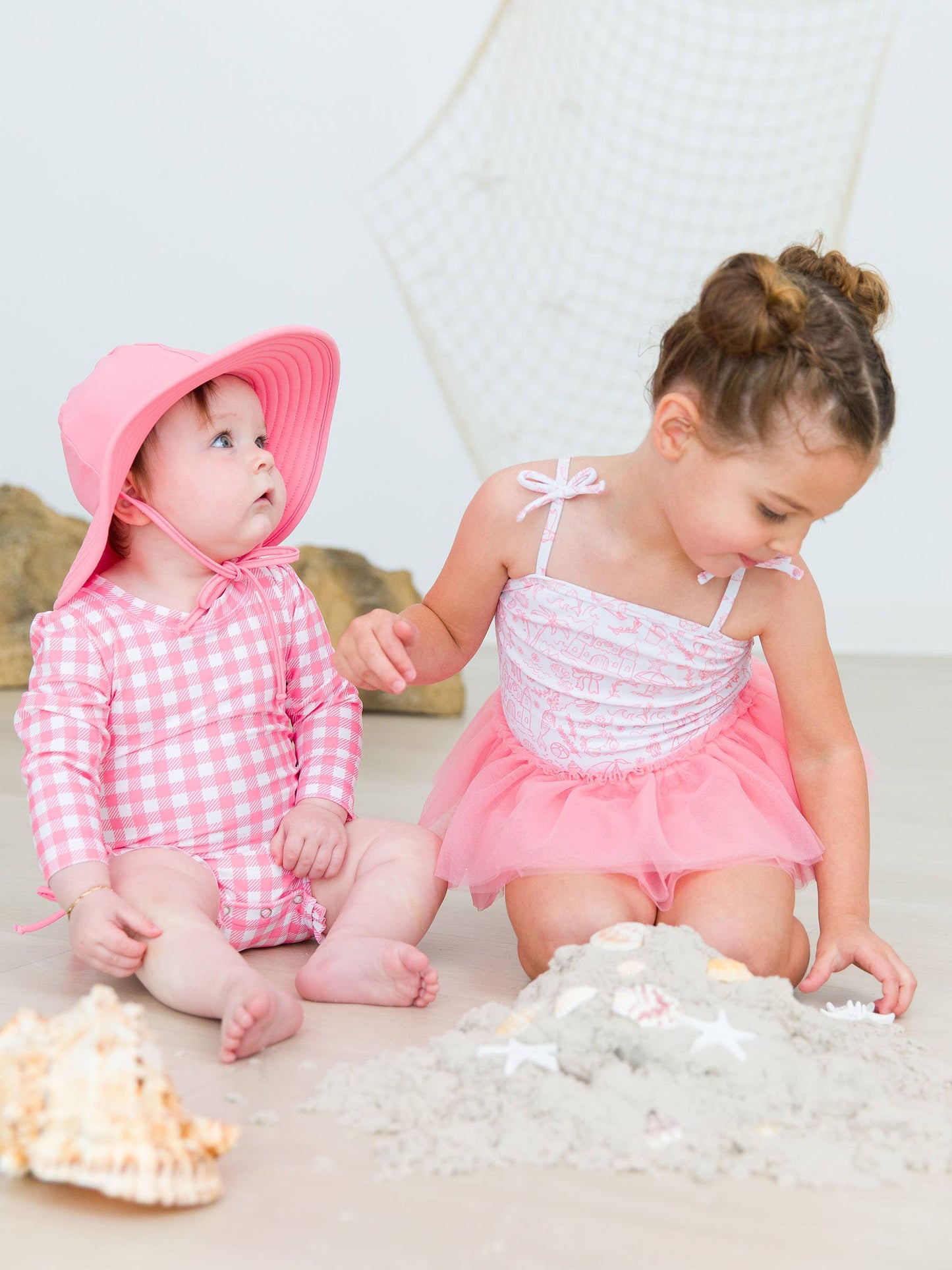 Tulle Skirted One Piece Swimsuit: 2T