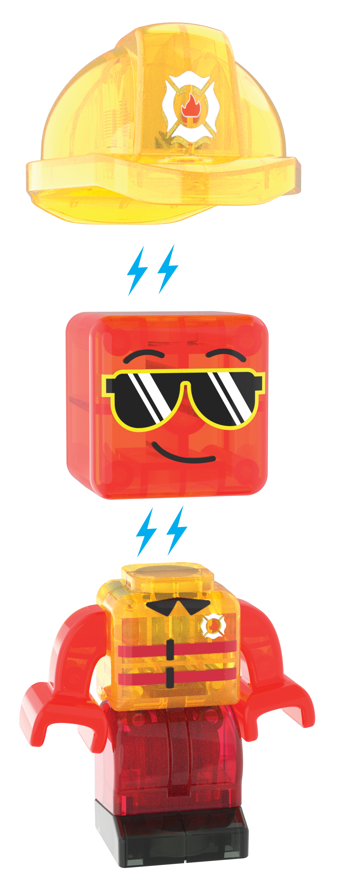 Magna-Tiles Fire Rescue