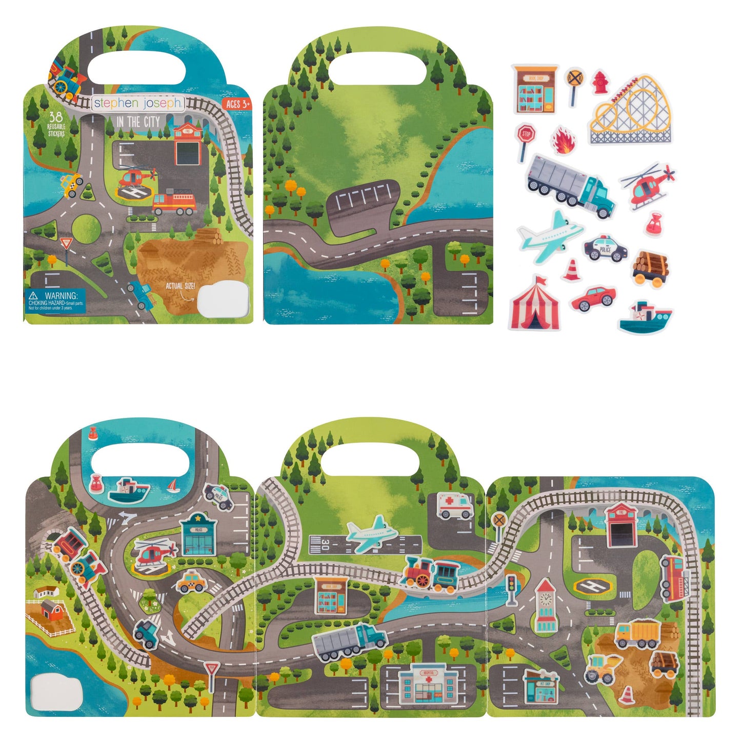 Reusable Stickers: City