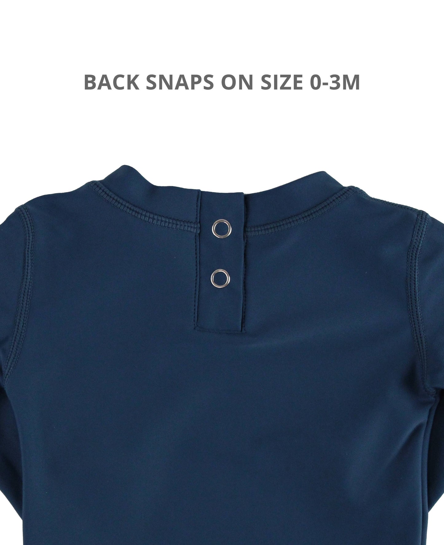 Navy Long Sleeve Rash Guard: 4T