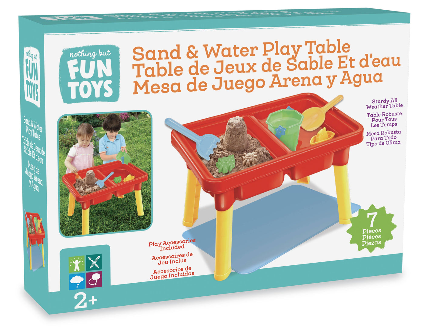 Sand & Water Sensory Play Table