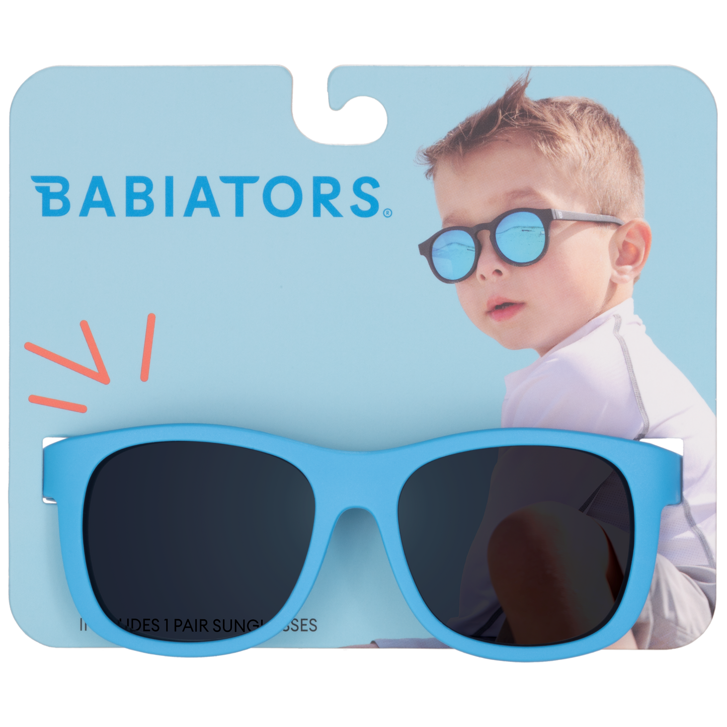 Sky Blue Navigator Sunglasses Ages 0-2