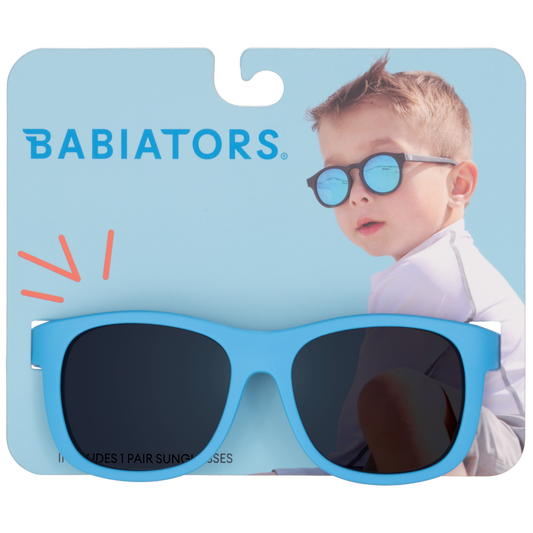 Sky Blue Navigator Sunglasses: Ages 3-5
