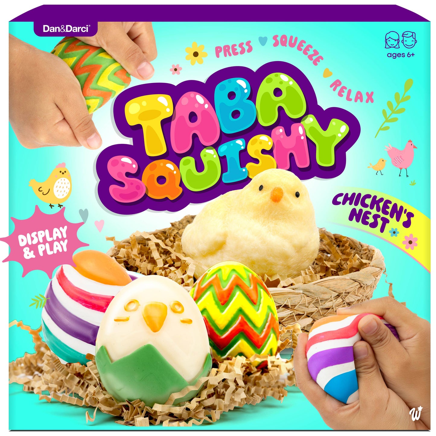 Taba Squishy Chicken Nest Egg Kit