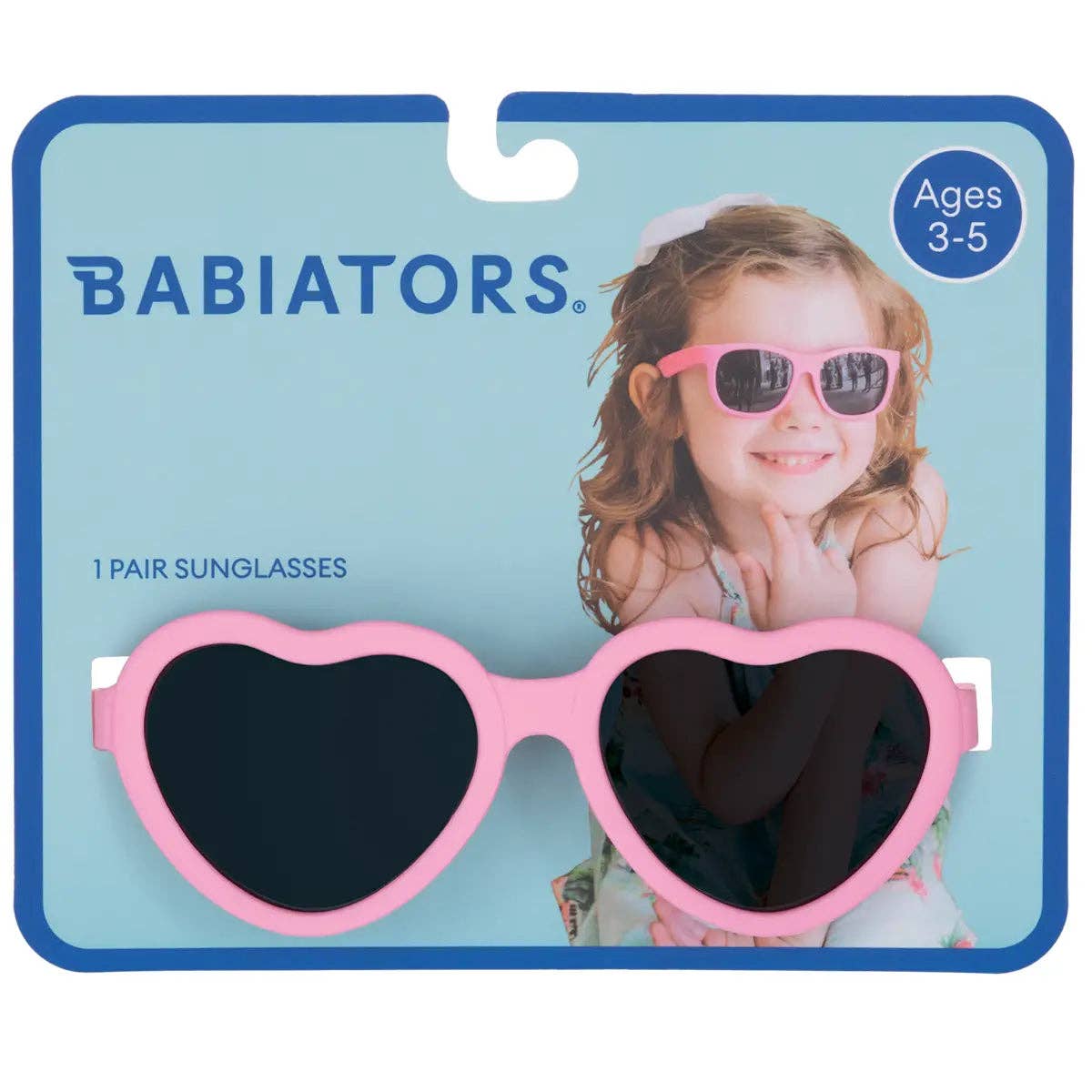 Pink Heart Shaped Sunglasses: Ages 3-5