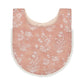 Violet Floral Cotton Bib Set (3 Pk)