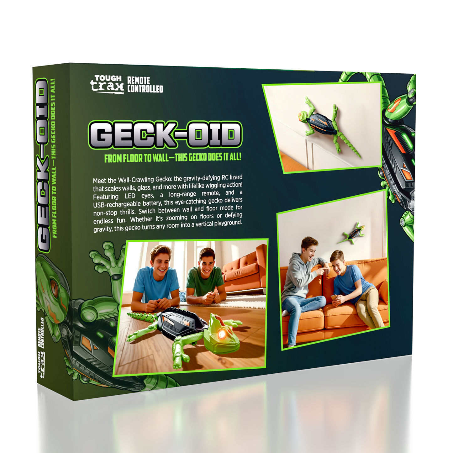 Wall Climbing RC Gecko
