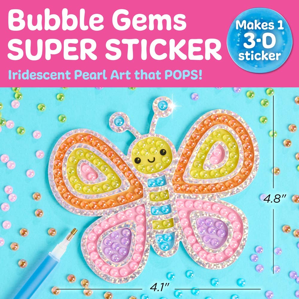Bubble Gems Super Sticker Diamond Painting Kits for Kids: Star