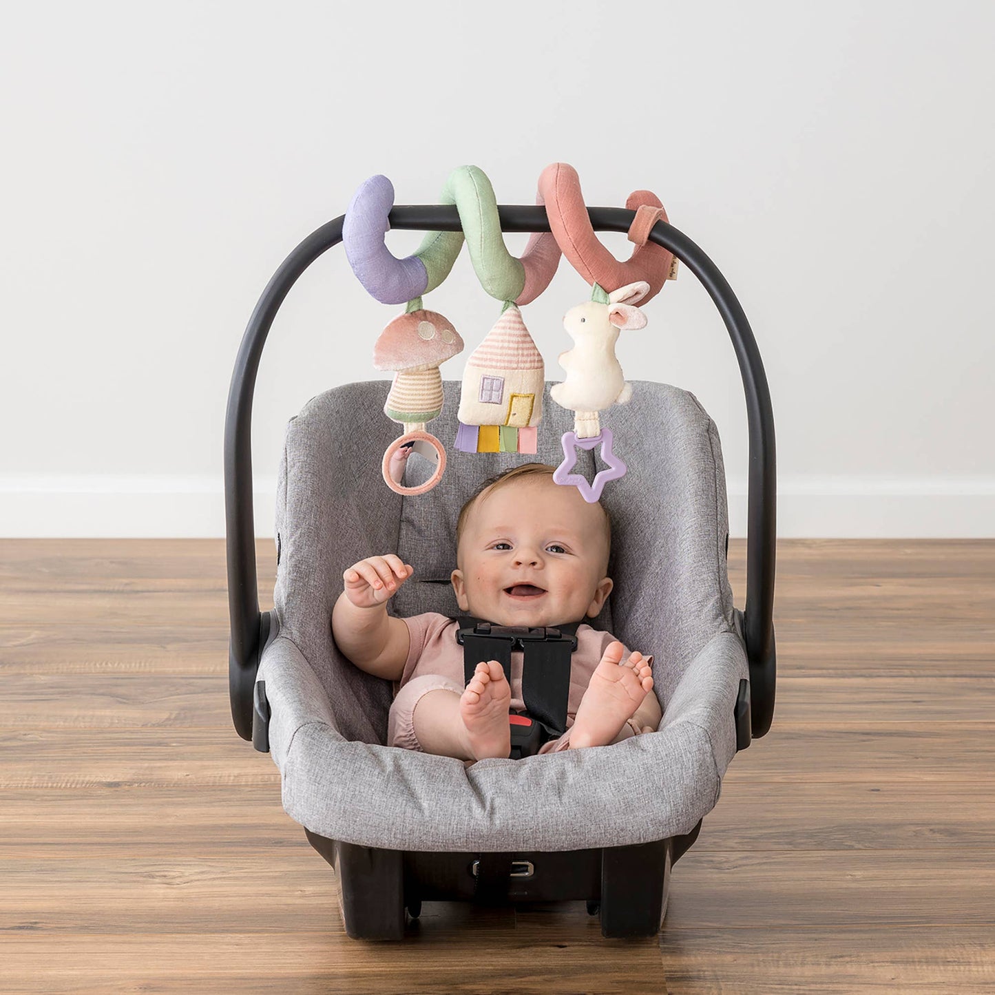 Spiral Car Seat Activity Toy: Rainbow