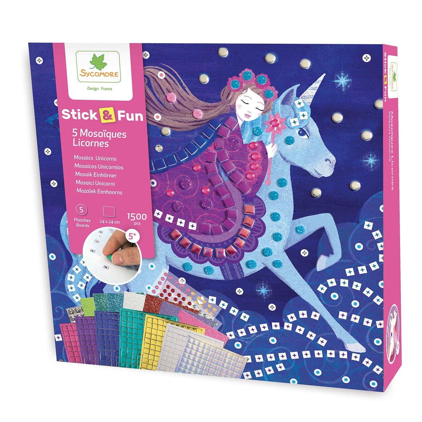 Stick'N Fun - Mosaics Unicorns