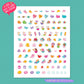 Mermaids & Friends Nail Stickers