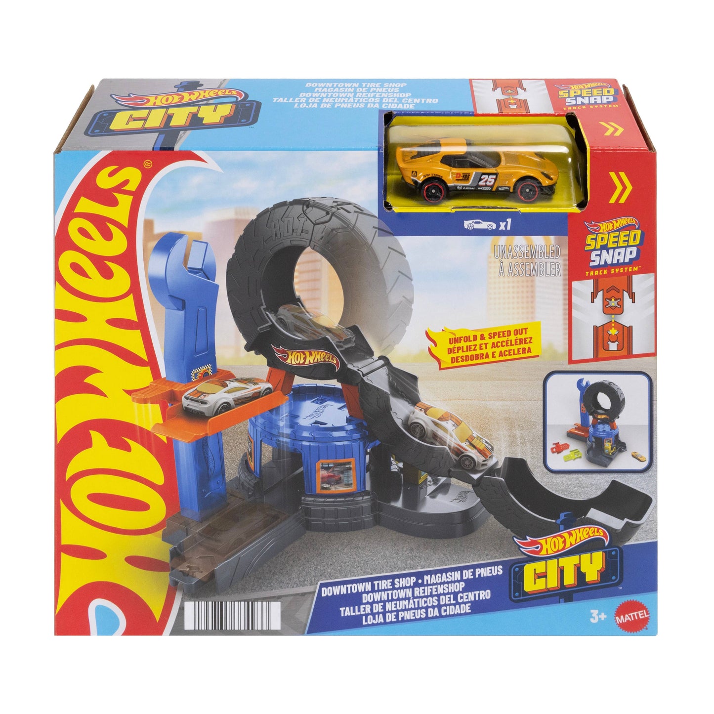Hot Wheels City Downtown Track Set