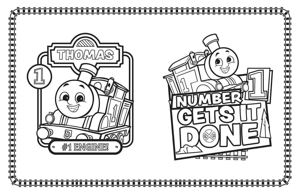 Thomas & Friends: Giant Coloring Book by Mattel: Paperback; 192 pages / English