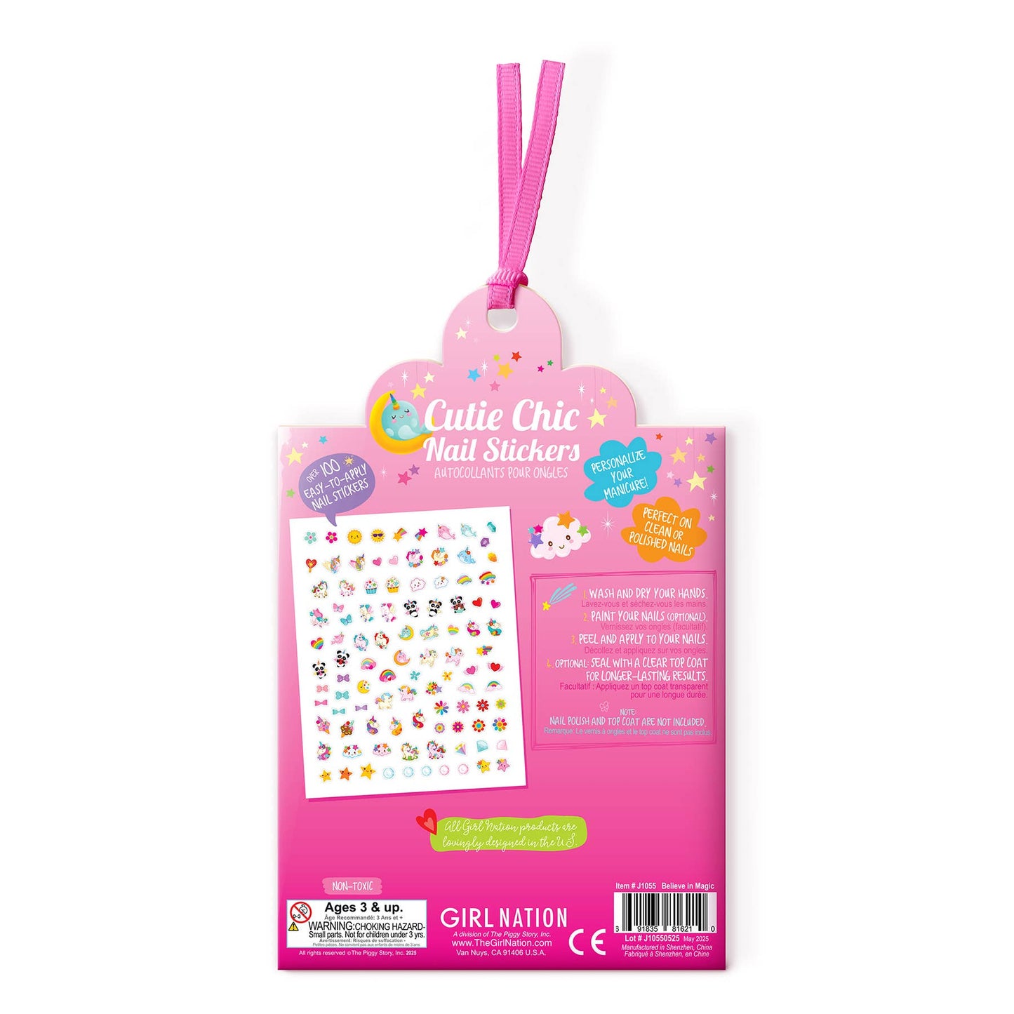Believe in Magic Nail Stickers
