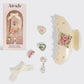 KitschPop™️Claw Clip 7pc Set Cream