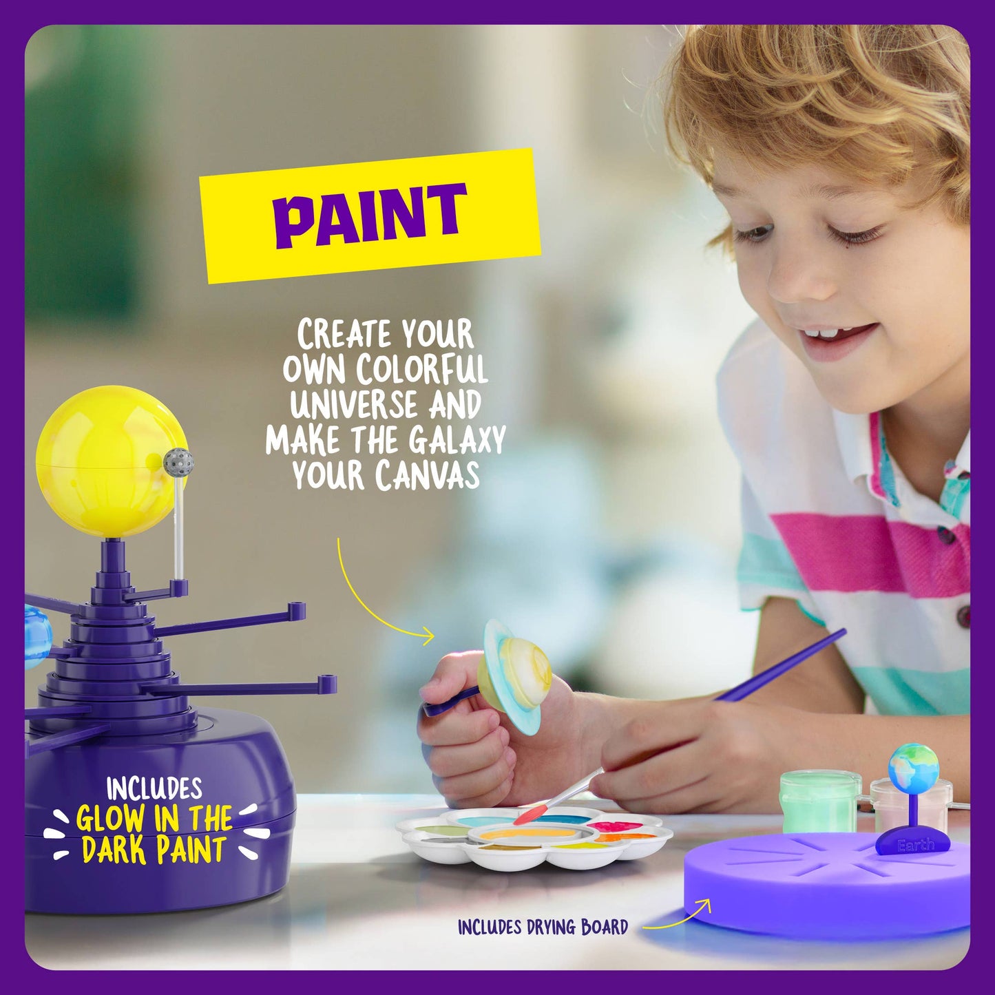 Orbiting Solar System Paint & Build Kit