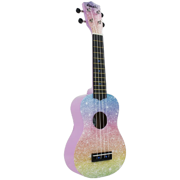Rainbow Glitter Ukulele