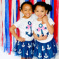 Anchor Tutu - Dress Up Skirt - Kids Summer Tutu: 4-6Y