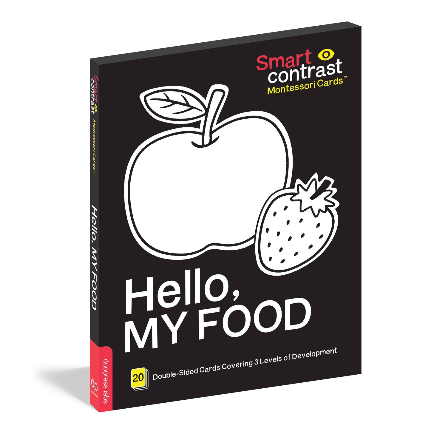 Smartcontrast Montessori Cards- Hello, My Food