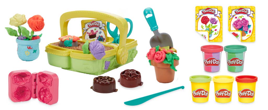 Play-Doh Blooming Flowers Playset