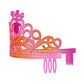 Vibrant Vacation Jewel Heart Crown | Pack of 6
