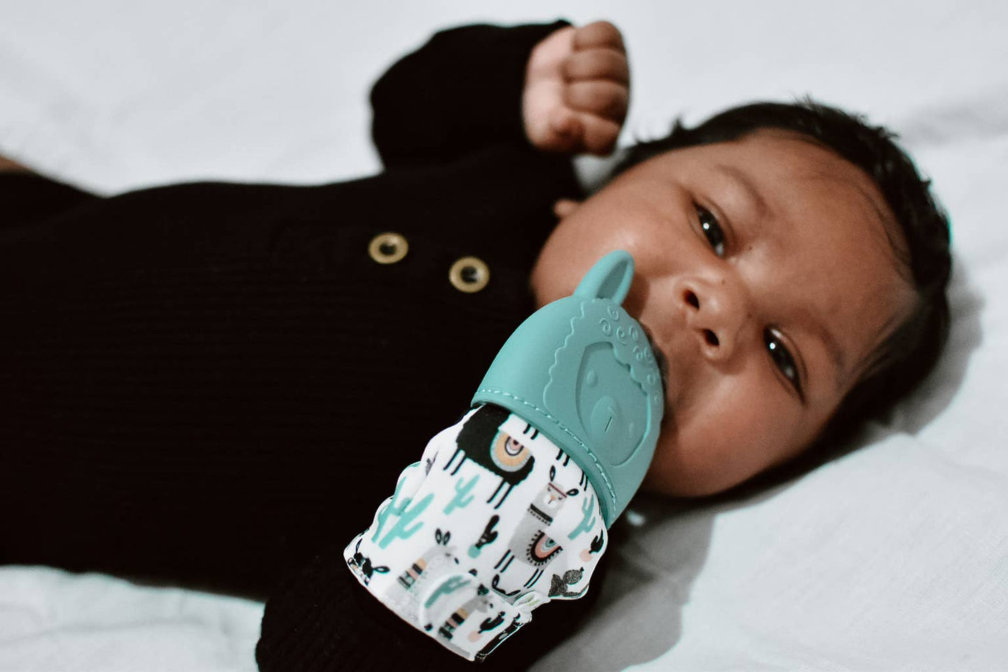 Silicone Teething Mitts: Fox