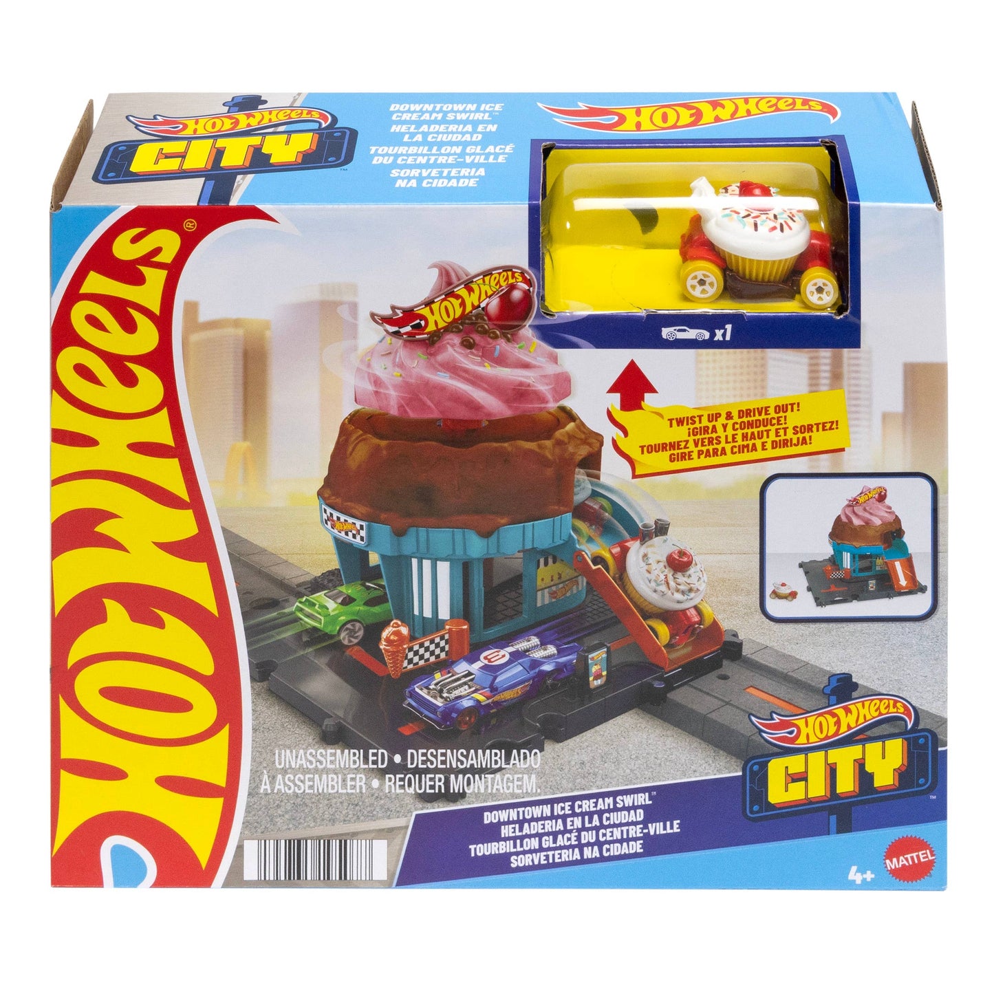 Hot Wheels City Downtown Track Set