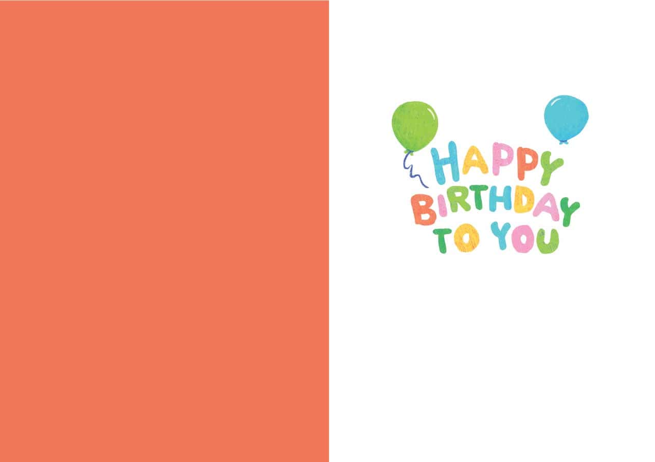 Birthday Balloon Pattern - Foil Card: Default Title