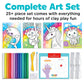 Do Art Coloring with Clay Unicorn & Friends