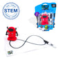 Tracerbot - Red. Inductive Robots Follow The Line You Draw