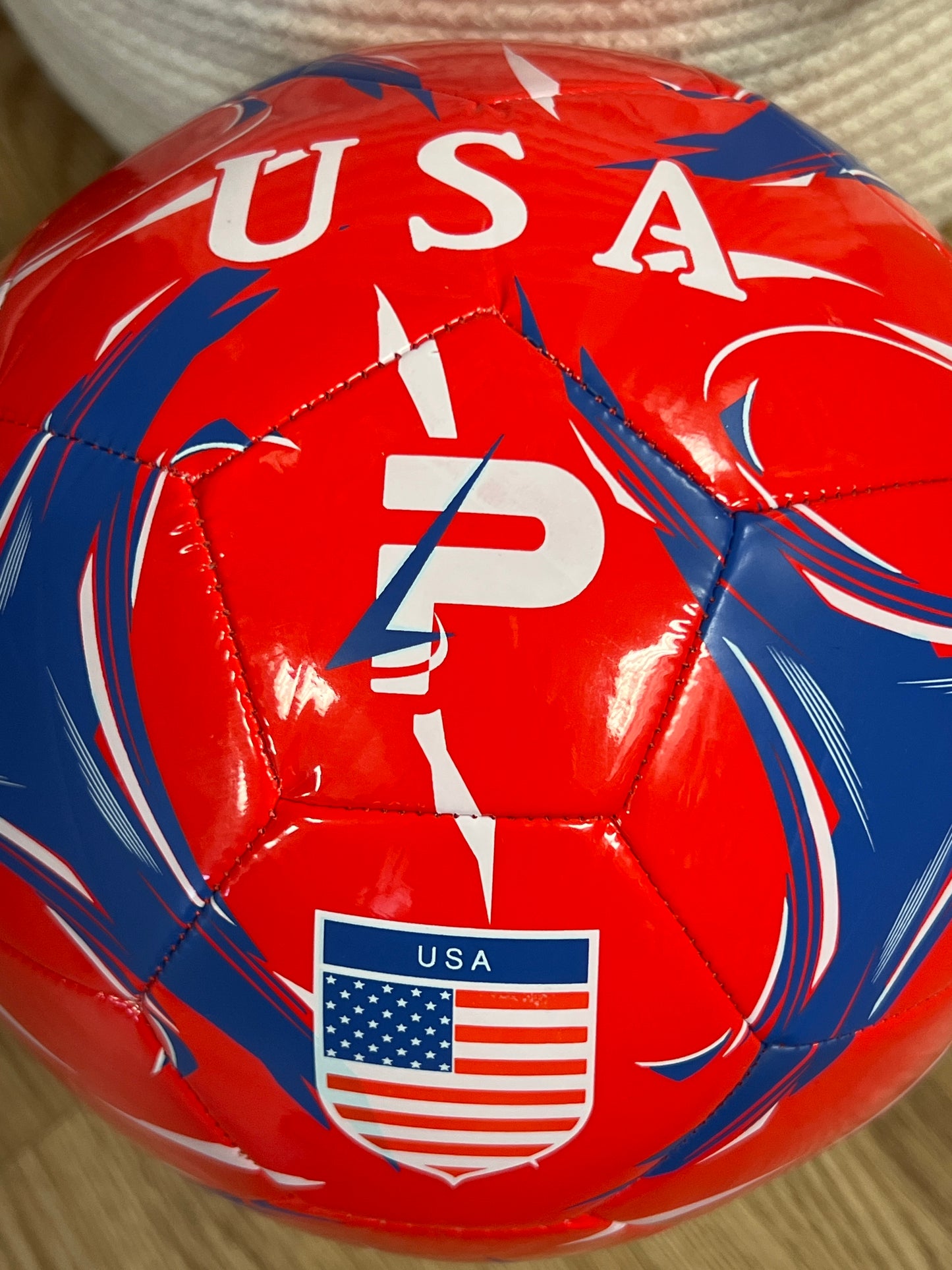 USA Red Soccer Ball Size 5