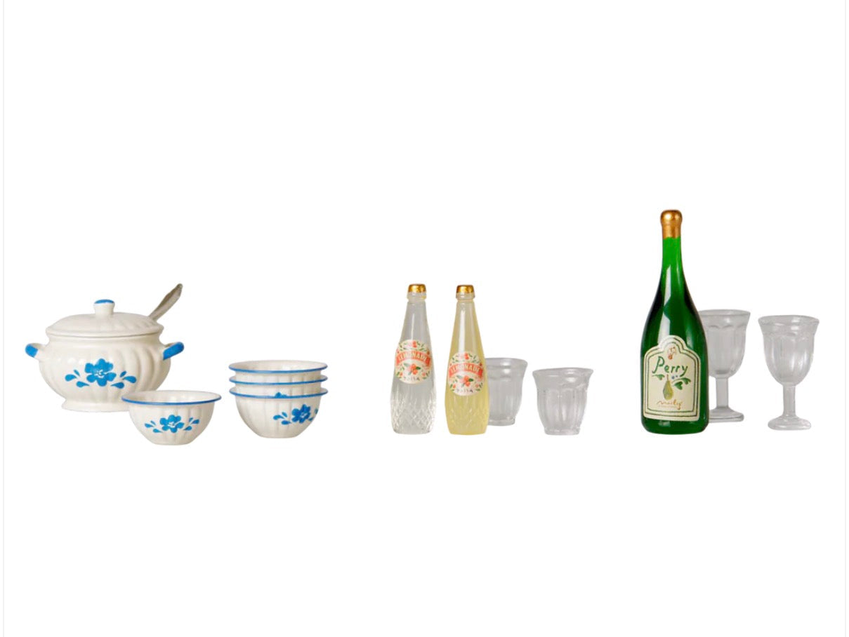Maileg Soup set, Mouse