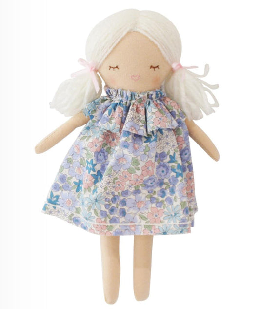 Mini Matilda Asleep Awake Liberty Blue