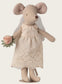 Wedding mice couple in box, Mum and Dad