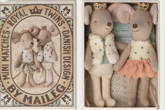 Royal Twins, Little sister and brother in matchbox