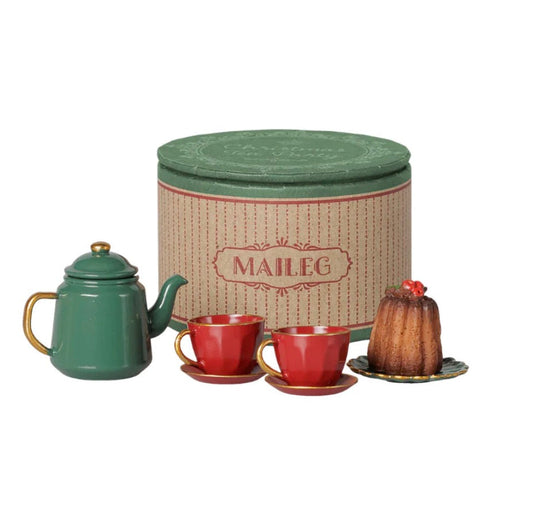 Christmas tea party, Mouse - Red/Green