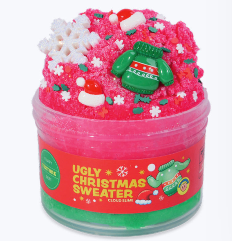 Ugly Christmas Sweater Cloud Slime