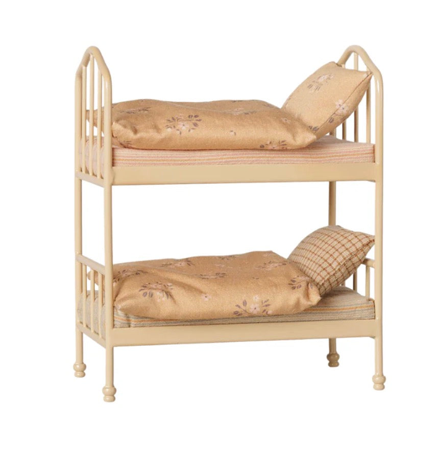 Maileg Bunk bed, Mouse - Wheat